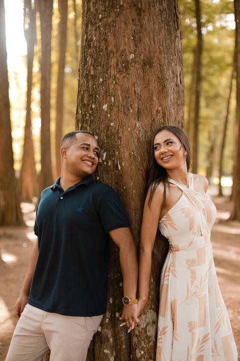 As melhores ideias e inspirações criativas de fotos de ensaio pré wedding no Parque Horto Florestal'