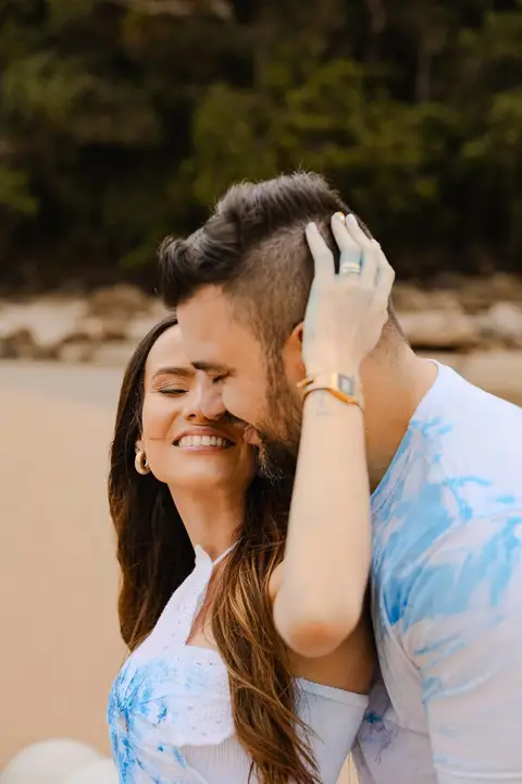 As melhores ideias e inspirações criativas de fotos do Chá Revelação na Praia com a Família'