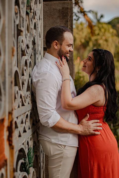 As melhores ideias e inspirações criativas de fotos de ensaio pré wedding no Jardim Botânico'