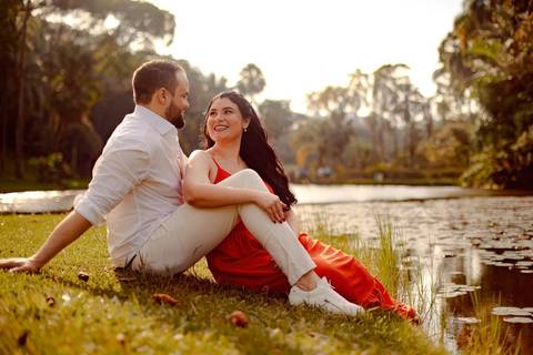 As melhores ideias e inspirações criativas de fotos de ensaio pré wedding no Jardim Botânico'