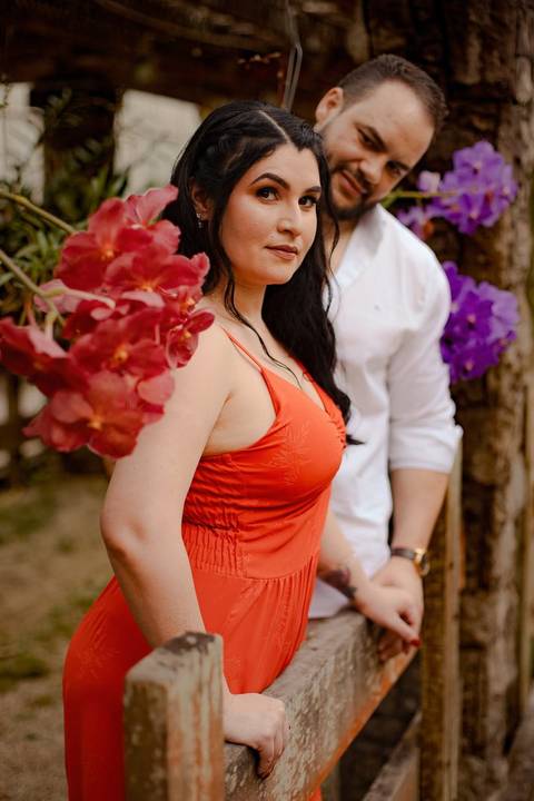 As melhores ideias e inspirações criativas de fotos de ensaio pré wedding no Jardim Botânico'