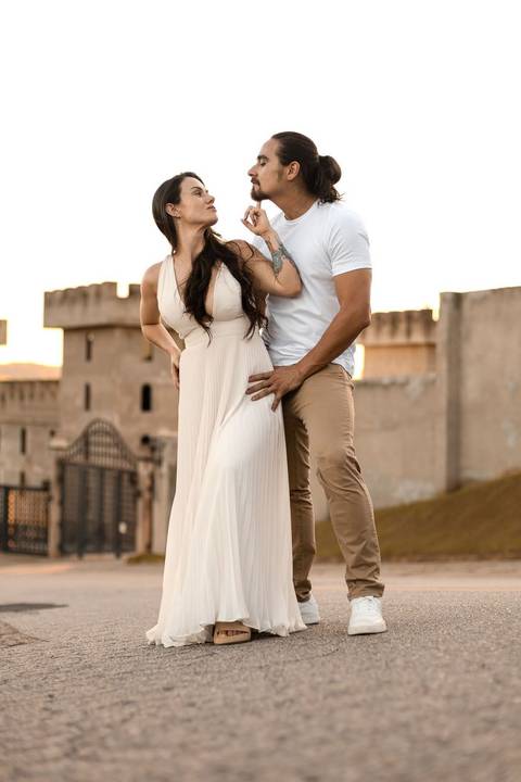 As melhores ideias e inspirações criativas de fotos de ensaio pré wedding em São Roque no Mirante do Saboó'