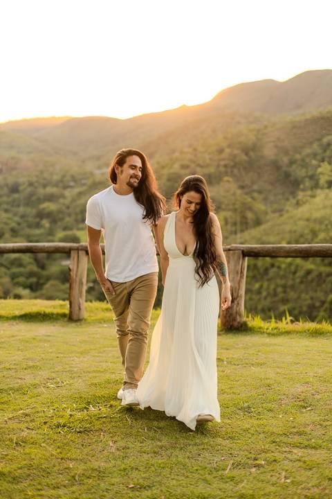 As melhores ideias e inspirações criativas de fotos de ensaio pré wedding em São Roque no Mirante do Saboó'