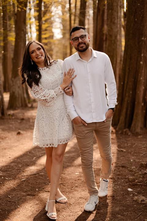 As melhores ideias e inspirações criativas de fotos de ensaio pré wedding no Parque Horto Florestal'