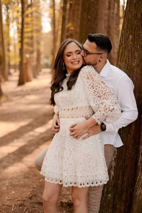As melhores ideias e inspirações criativas de fotos de ensaio pré wedding no Parque Horto Florestal'