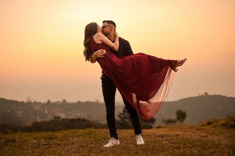 As melhores ideias e inspirações criativas de fotos de ensaio pré wedding no Parque Horto Florestal'