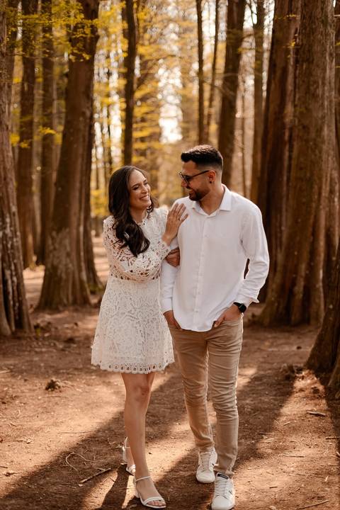 As melhores ideias e inspirações criativas de fotos de ensaio pré wedding no Parque Horto Florestal'