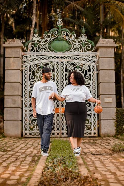 As melhores ideias e inspirações criativas de fotos de ensaio pré wedding no Jardim Botânico'