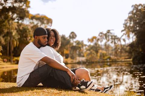 As melhores ideias e inspirações criativas de fotos de ensaio pré wedding no Jardim Botânico'