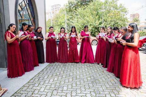 As melhores ideias e inspirações criativas de fotos de casamento na Cerimônia na Igreja Santuário Nossa Senhora de Fátima'