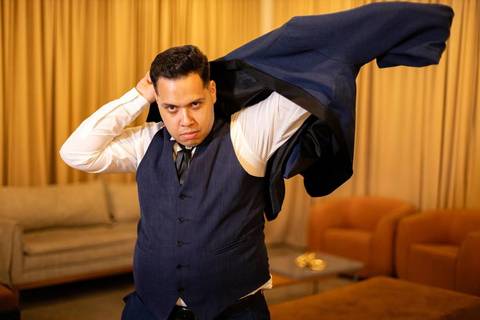 As melhores ideias e inspirações criativas de fotos de casamento registradas por fotógrafos profissionais de eventos da empresa Criativus Foto e Vídeo no Espaço Alecrim: Fotos do Noivo'