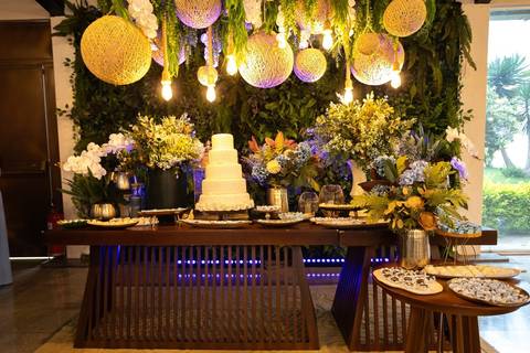 As melhores ideias e inspirações criativas de fotos de casamento registradas por fotógrafos profissionais de eventos da empresa Criativus Foto e Vídeo no Espaço Alecrim: Fotos da Decoração'