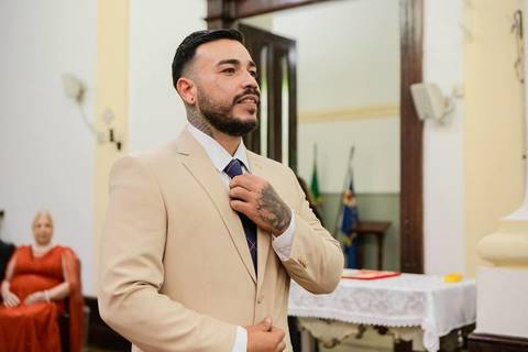 As melhores ideias e inspirações criativas de fotos de casamento registradas por fotógrafos profissionais de eventos da empresa Criativus Foto e Vídeo na Igreja Matriz Santa Ana: Fotos do momento da cerimônia'
