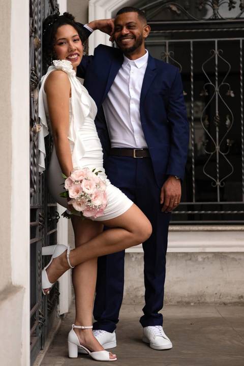 As melhores ideias e inspirações criativas de fotos de casamento civil registradas por fotógrafos profissionais de eventos da empresa Criativus Foto e Vídeo no Cartório do Jardim São Luiz'