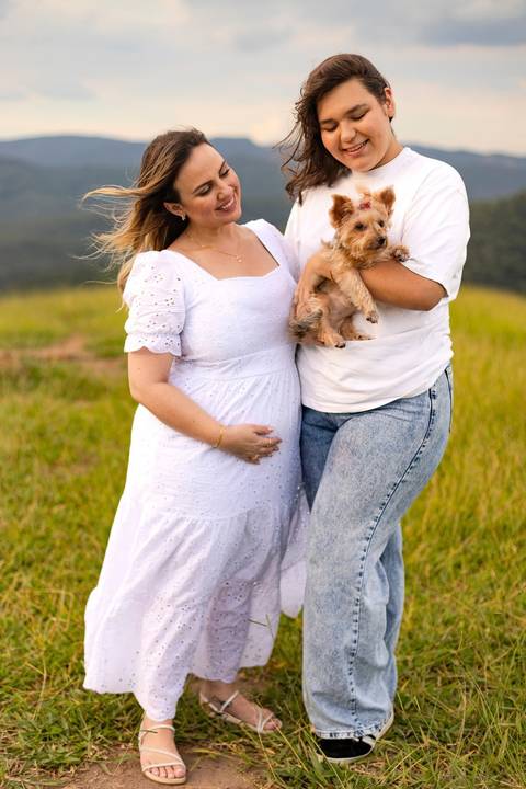 As melhores ideias e inspirações criativas de fotos de Chá Revelação registradas por profissionais de eventos da empresa Criativus Foto e Vídeo no Morro do Capuava'