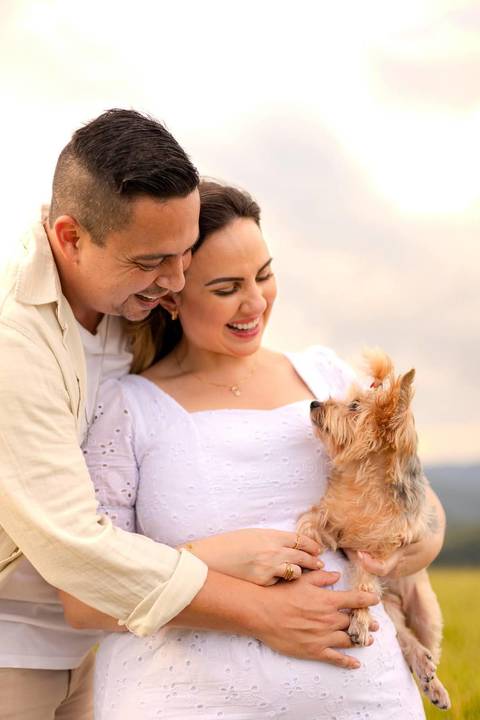 As melhores ideias e inspirações criativas de fotos de Chá Revelação registradas por profissionais de eventos da empresa Criativus Foto e Vídeo no Morro do Capuava'