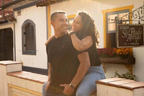 As melhores ideias e inspirações criativas de fotos de ensaio pré casamento registradas por fotógrafos profissionais de eventos da empresa Criativus Foto e Vídeo na cidade de Santana de Parnaíba '