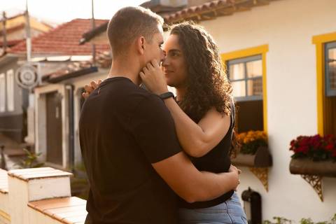 As melhores ideias e inspirações criativas de fotos de ensaio pré casamento registradas por fotógrafos profissionais de eventos da empresa Criativus Foto e Vídeo na cidade de Santana de Parnaíba '