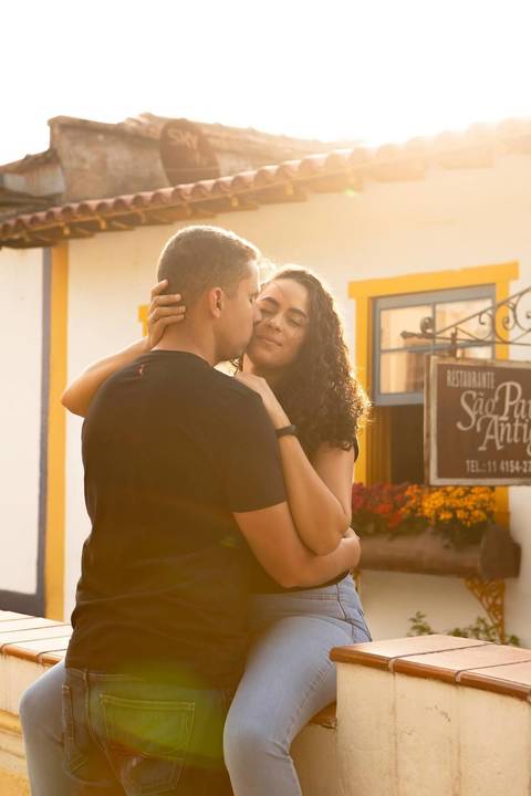 As melhores ideias e inspirações criativas de fotos de ensaio pré casamento registradas por fotógrafos profissionais de eventos da empresa Criativus Foto e Vídeo na cidade de Santana de Parnaíba '