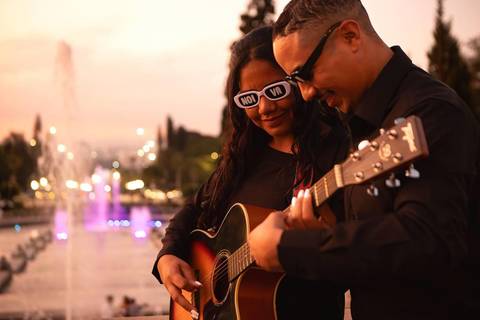 As melhores ideias e inspirações criativas de fotos de ensaio pré casamento registradas por fotógrafos profissionais de eventos da empresa Criativus Foto e Vídeo no Museu do Ipiranga'