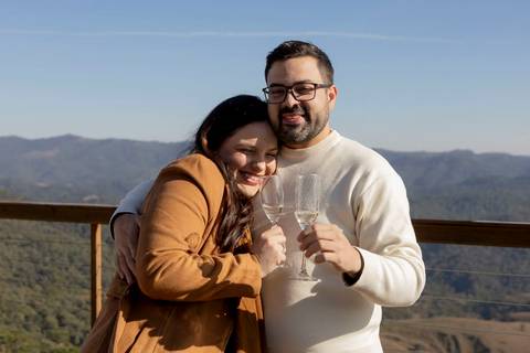 As melhores ideias e inspirações criativas de fotos de pedido de casamento em Campos do Jordão'