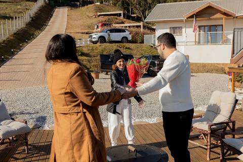 As melhores ideias e inspirações criativas de fotos de pedido de casamento em Campos do Jordão'