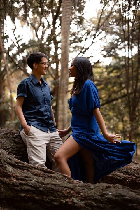 As melhores ideias e inspirações criativas de fotos de ensaio pré wedding homoafetivo no Jardim Botânico '