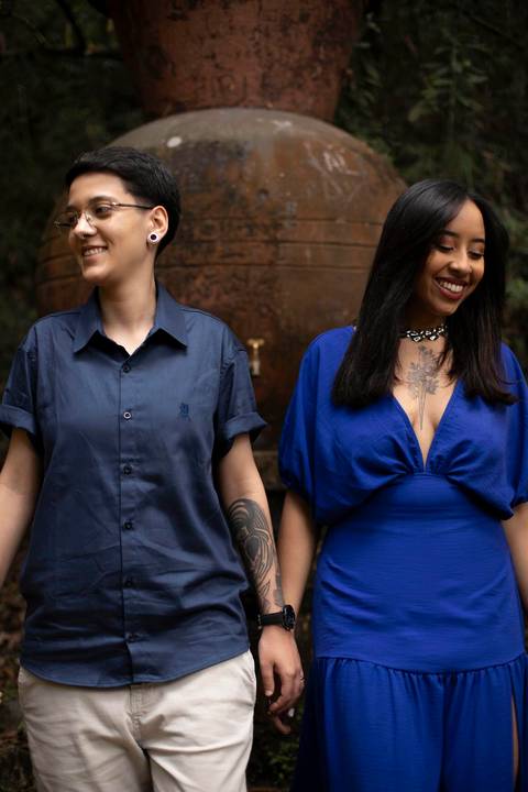 As melhores ideias e inspirações criativas de fotos de ensaio pré wedding homoafetivo no Jardim Botânico '