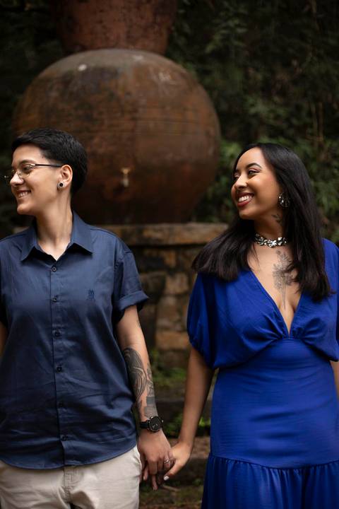 As melhores ideias e inspirações criativas de fotos de ensaio pré wedding homoafetivo no Jardim Botânico '