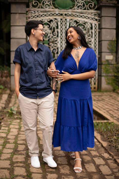 As melhores ideias e inspirações criativas de fotos de ensaio pré wedding homoafetivo no Jardim Botânico '