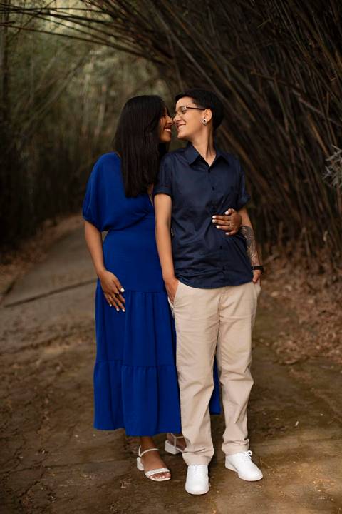 As melhores ideias e inspirações criativas de fotos de ensaio pré wedding homoafetivo no Jardim Botânico '