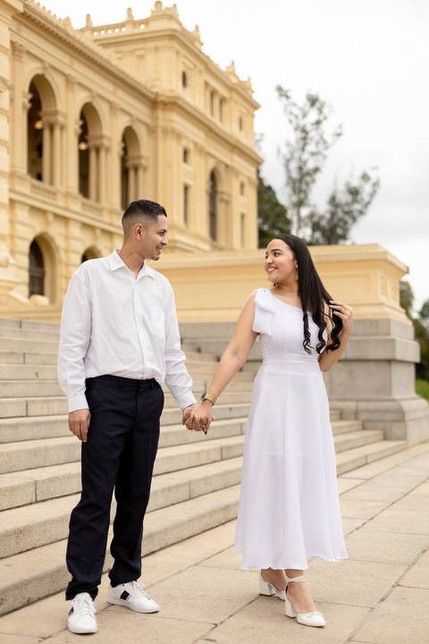 Ensaio Pré Casamento Maria Stefanie e Brunno Museu do Ipiranga Sp'