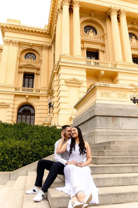Ensaio Pré Casamento Maria Stefanie e Brunno Museu do Ipiranga Sp'