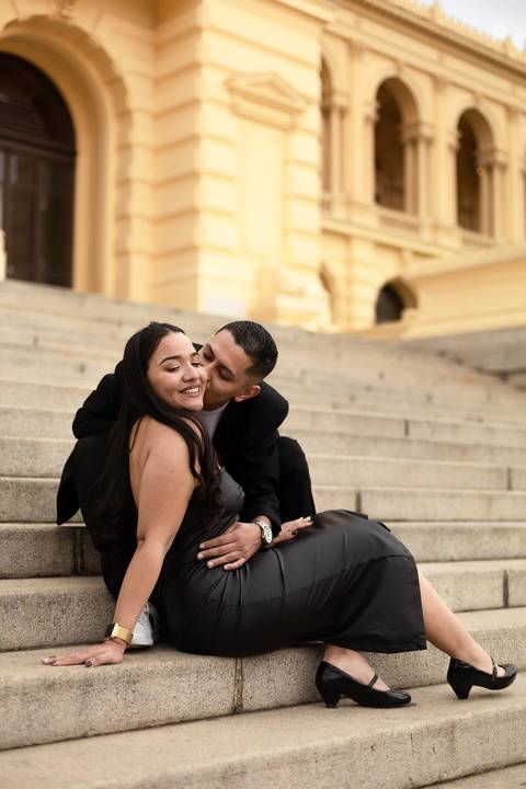Ensaio Pré Casamento Maria Stefanie e Brunno Museu do Ipiranga Sp'