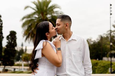 Ensaio Pré Casamento Maria Stefanie e Brunno Museu do Ipiranga Sp'