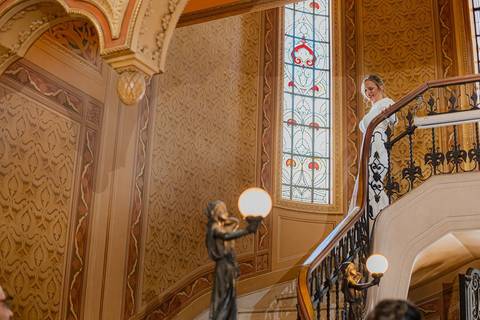 As melhores ideias e inspirações criativas de fotos de casamento registradas por fotógrafos profissionais de eventos da empresa Criativus Foto e Vídeo no Palacete Rosa'