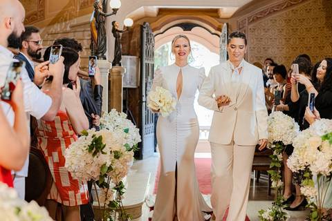 As melhores ideias e inspirações criativas de fotos de casamento registradas por fotógrafos profissionais de eventos da empresa Criativus Foto e Vídeo no Palacete Rosa'