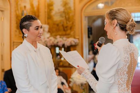 As melhores ideias e inspirações criativas de fotos de casamento registradas por fotógrafos profissionais de eventos da empresa Criativus Foto e Vídeo no Palacete Rosa'