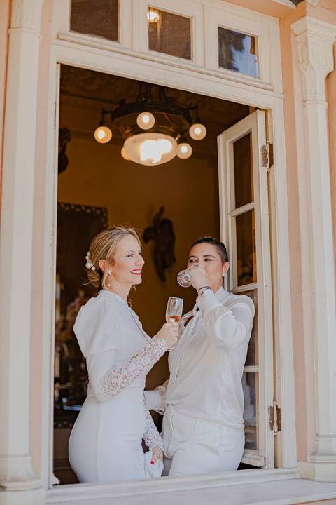 As melhores ideias e inspirações criativas de fotos de casamento registradas por fotógrafos profissionais de eventos da empresa Criativus Foto e Vídeo no Palacete Rosa'