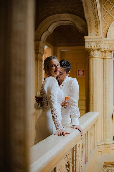 As melhores ideias e inspirações criativas de fotos de casamento registradas por fotógrafos profissionais de eventos da empresa Criativus Foto e Vídeo no Palacete Rosa'