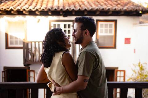 As melhores ideias e inspirações criativas de fotos de ensaio pré casamento registradas por fotógrafos profissionais de eventos da empresa Criativus Foto e Vídeo na cidade de Santana de Parnaíba '