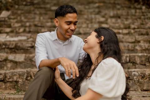 As melhores ideias e inspirações criativas de fotos de ensaio pré casamento registradas por fotógrafos profissionais de eventos da empresa Criativus Foto e Vídeo no  Jardim Botânico'