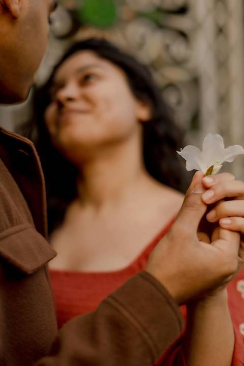 As melhores ideias e inspirações criativas de fotos de ensaio pré casamento registradas por fotógrafos profissionais de eventos da empresa Criativus Foto e Vídeo no  Jardim Botânico'