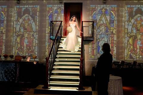 As melhores ideias e inspirações criativas de fotos de casamento registradas por fotógrafos profissionais de eventos da empresa Criativus Foto e Vídeo no Espaço Santini '