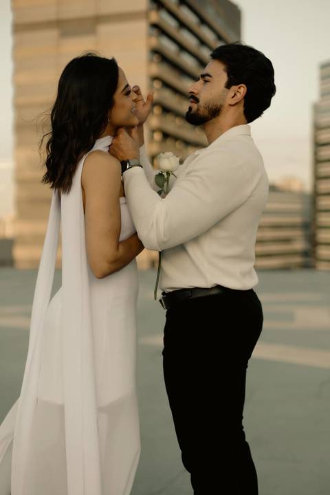 As melhores ideias e inspirações criativas de fotos de casamento registradas por fotógrafos profissionais de eventos da empresa Criativus Foto e Vídeo no Heliponto em São Paulo'