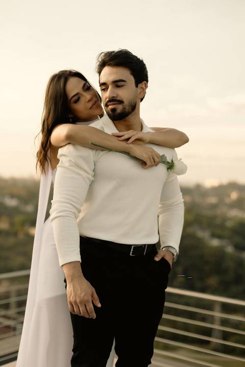 As melhores ideias e inspirações criativas de fotos de casamento registradas por fotógrafos profissionais de eventos da empresa Criativus Foto e Vídeo no Heliponto em São Paulo'