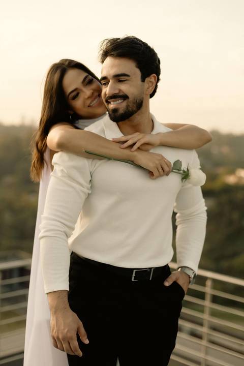 As melhores ideias e inspirações criativas de fotos de casamento registradas por fotógrafos profissionais de eventos da empresa Criativus Foto e Vídeo no Heliponto em São Paulo'