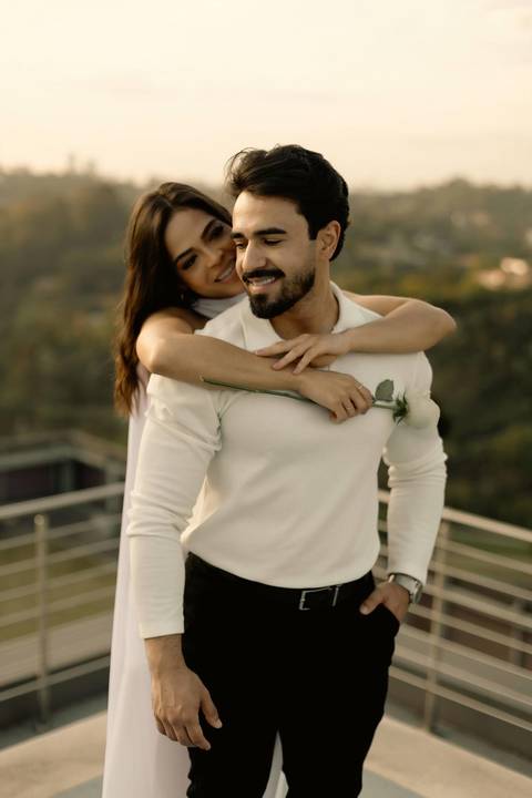 As melhores ideias e inspirações criativas de fotos de casamento registradas por fotógrafos profissionais de eventos da empresa Criativus Foto e Vídeo no Heliponto em São Paulo'