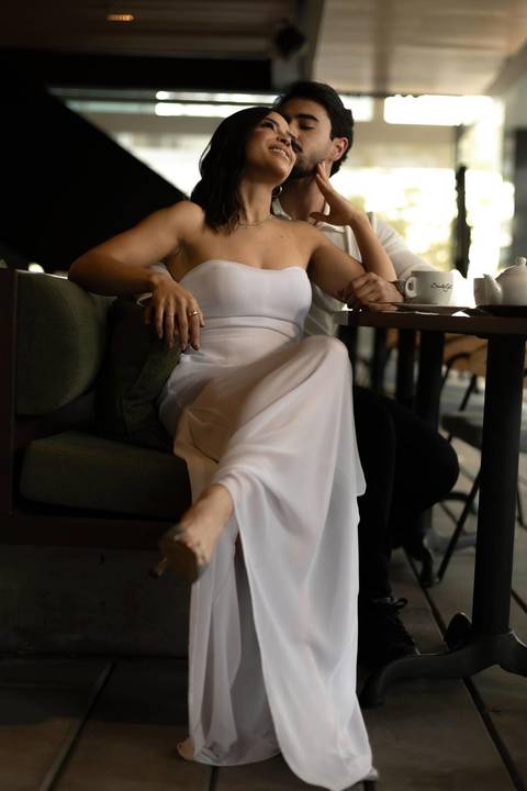 As melhores ideias e inspirações criativas de fotos de casamento registradas por fotógrafos profissionais de eventos da empresa Criativus Foto e Vídeo feito em no Santo Café em São Paulo'