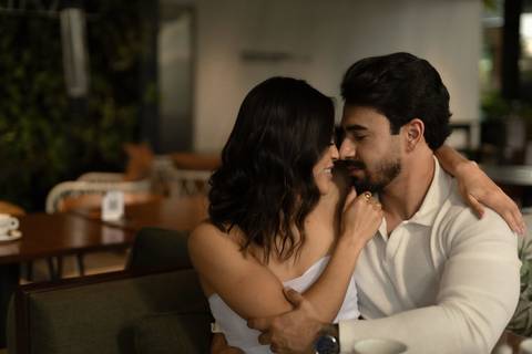 As melhores ideias e inspirações criativas de fotos de casamento registradas por fotógrafos profissionais de eventos da empresa Criativus Foto e Vídeo feito em no Santo Café em São Paulo'